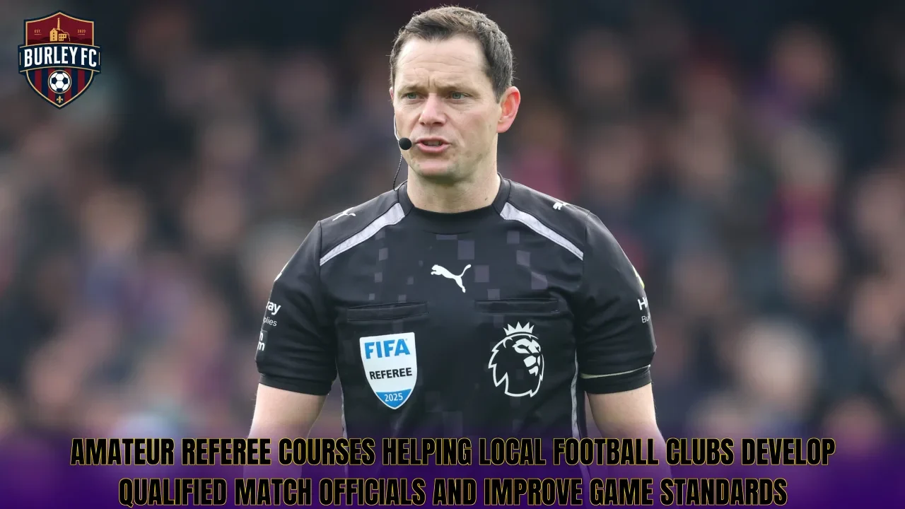 Amateur referee courses helping local football clubs develop qualified match officials and improve game standards
