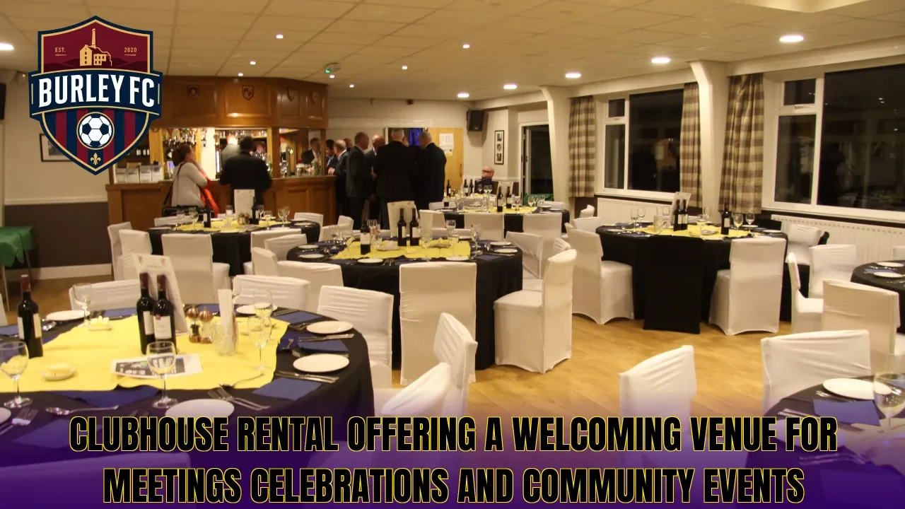 Clubhouse rental offering a welcoming venue for meetings celebrations and community events