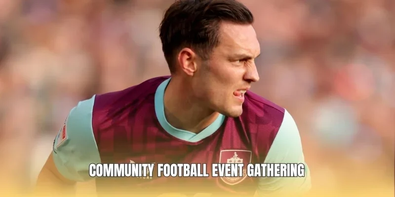 Community football event gathering