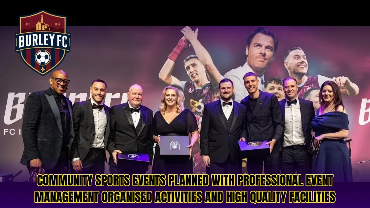 Community sports events planned with professional event management organised activities and high quality facilities