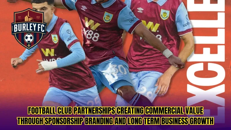 Football club partnerships creating commercial value through sponsorship branding and long term business growth
