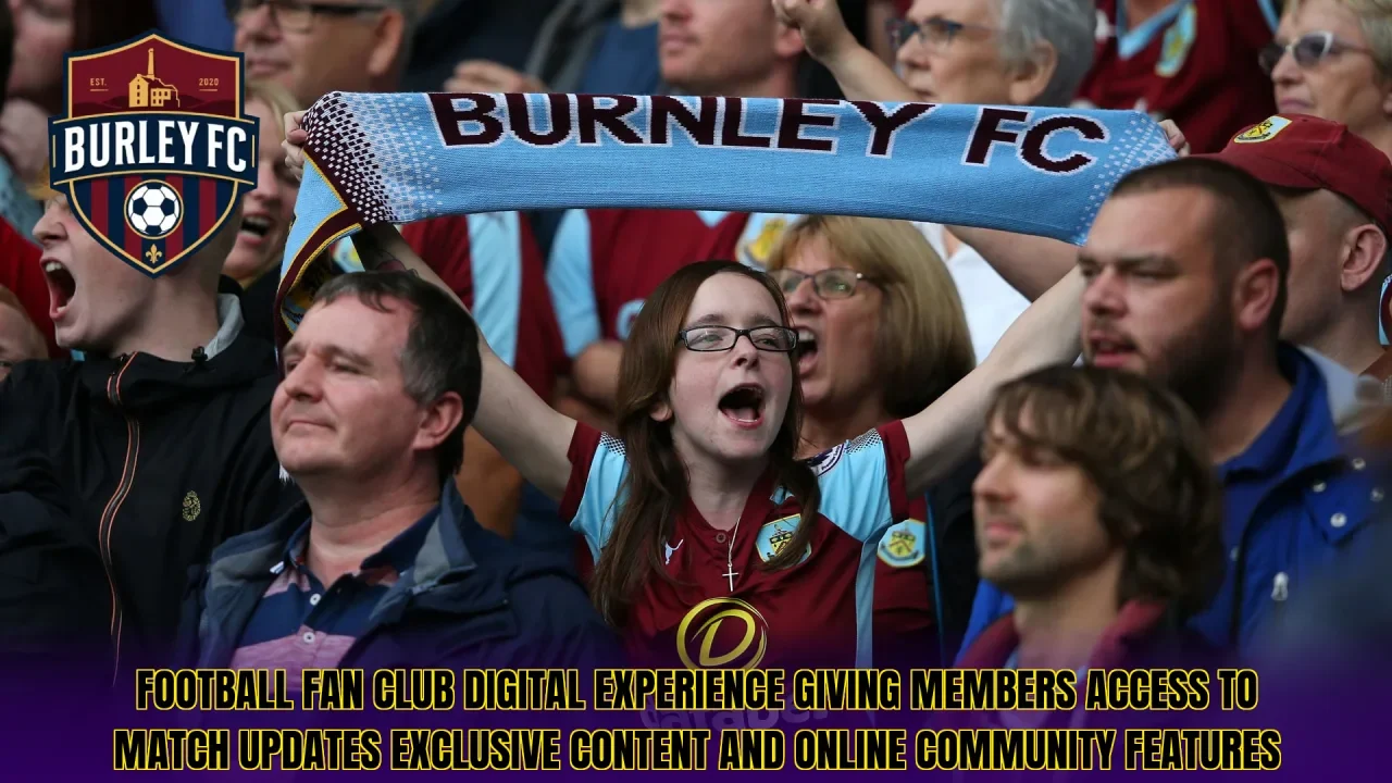 Football fan club digital experience giving members access to match updates exclusive content and online community features