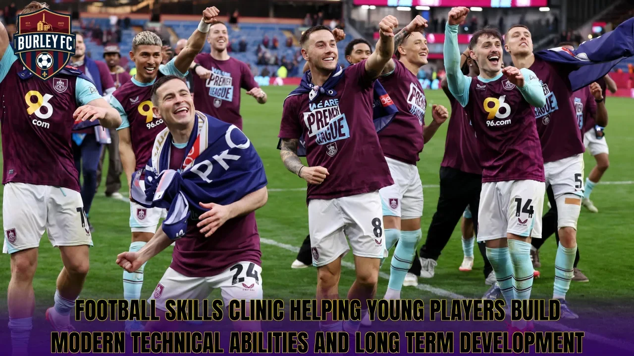 Football skills clinic helping young players build modern technical abilities and long term development