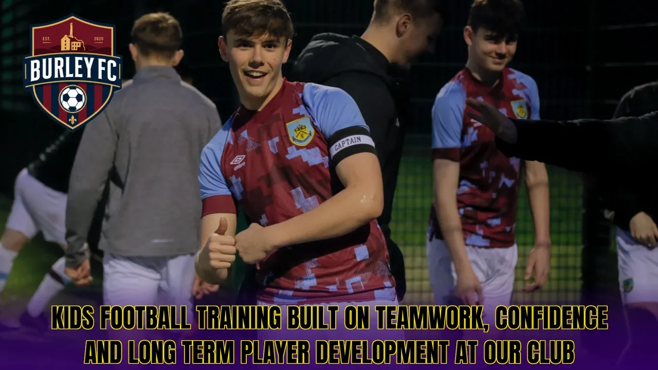 Kids football training built on teamwork, confidence and long term player development at our club