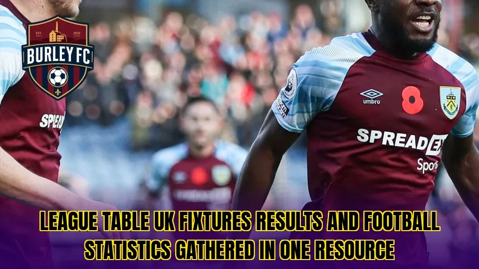 League table UK fixtures results and football statistics gathered in one resource