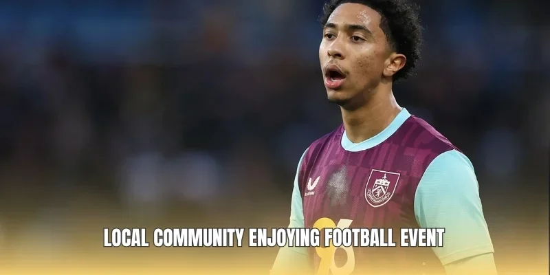 Local community enjoying football event