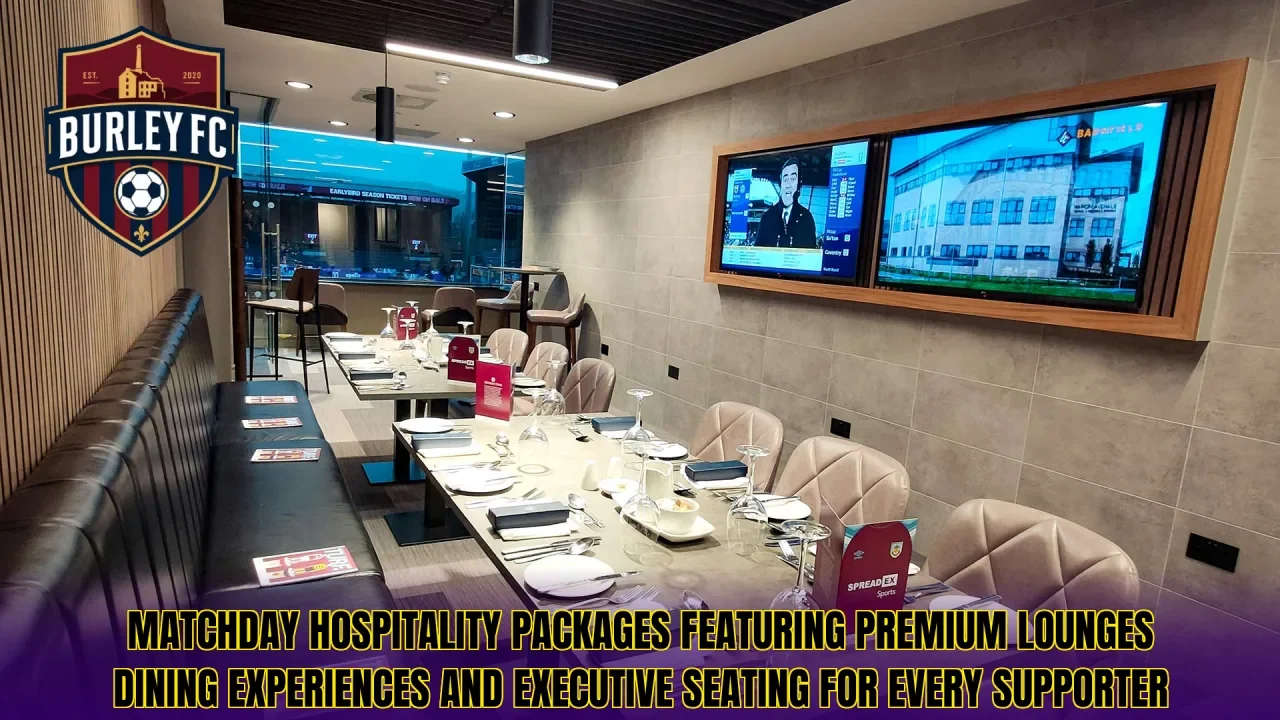 Matchday hospitality packages featuring premium lounges dining experiences and executive seating for every supporter