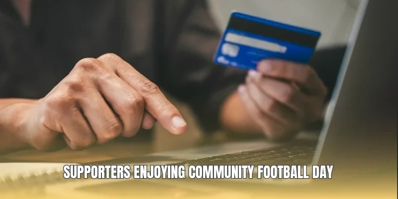 Supporters enjoying community football day