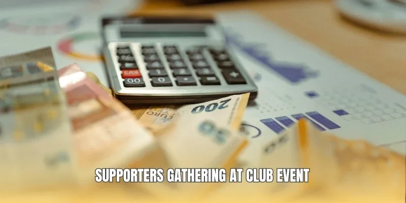 Supporters gathering at club event