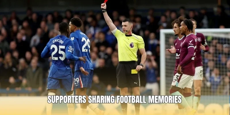 Supporters sharing football memories