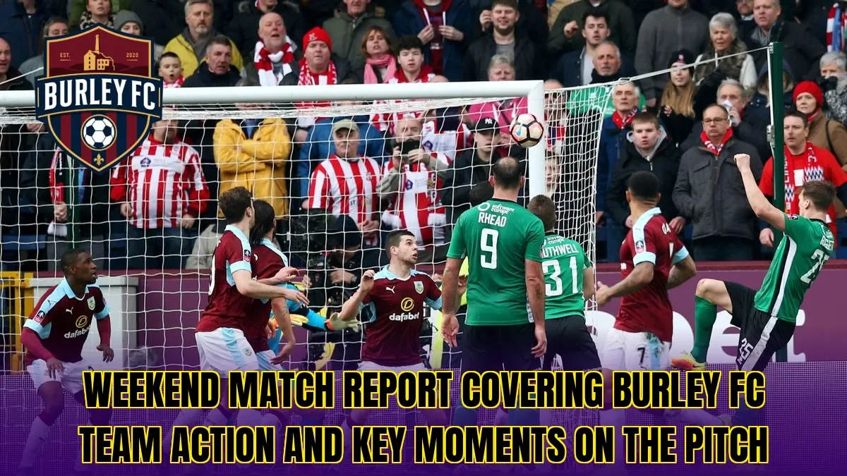Weekend match report covering Burley FC team action and key moments on the pitch