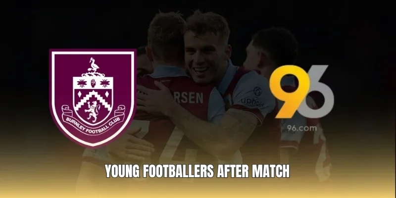 Young footballers after match