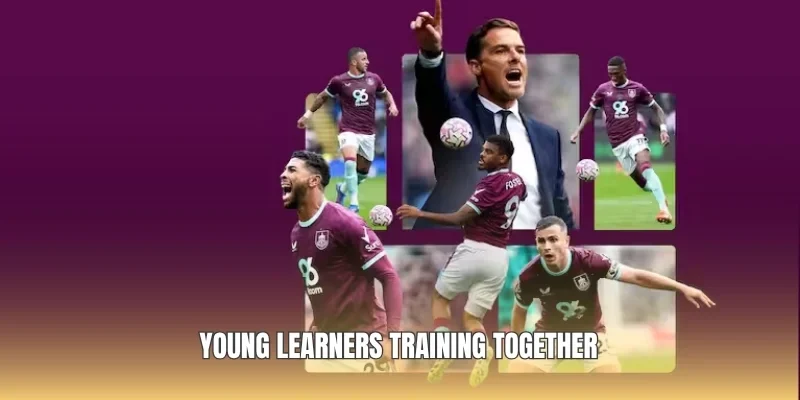 Young learners training together