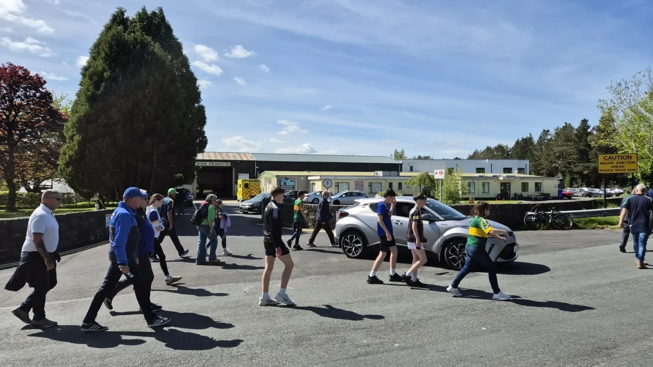 Matchday parking planning for supporters arriving at a football stadium