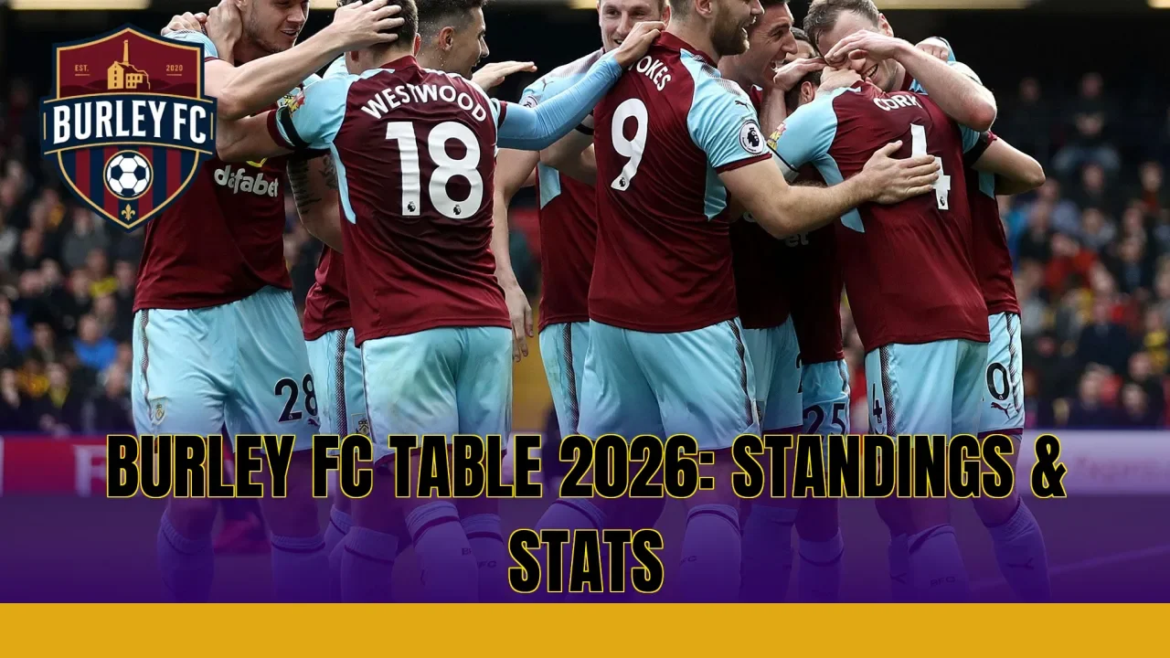 BURLEY FC TABLE 2026: STANDINGS & STATS